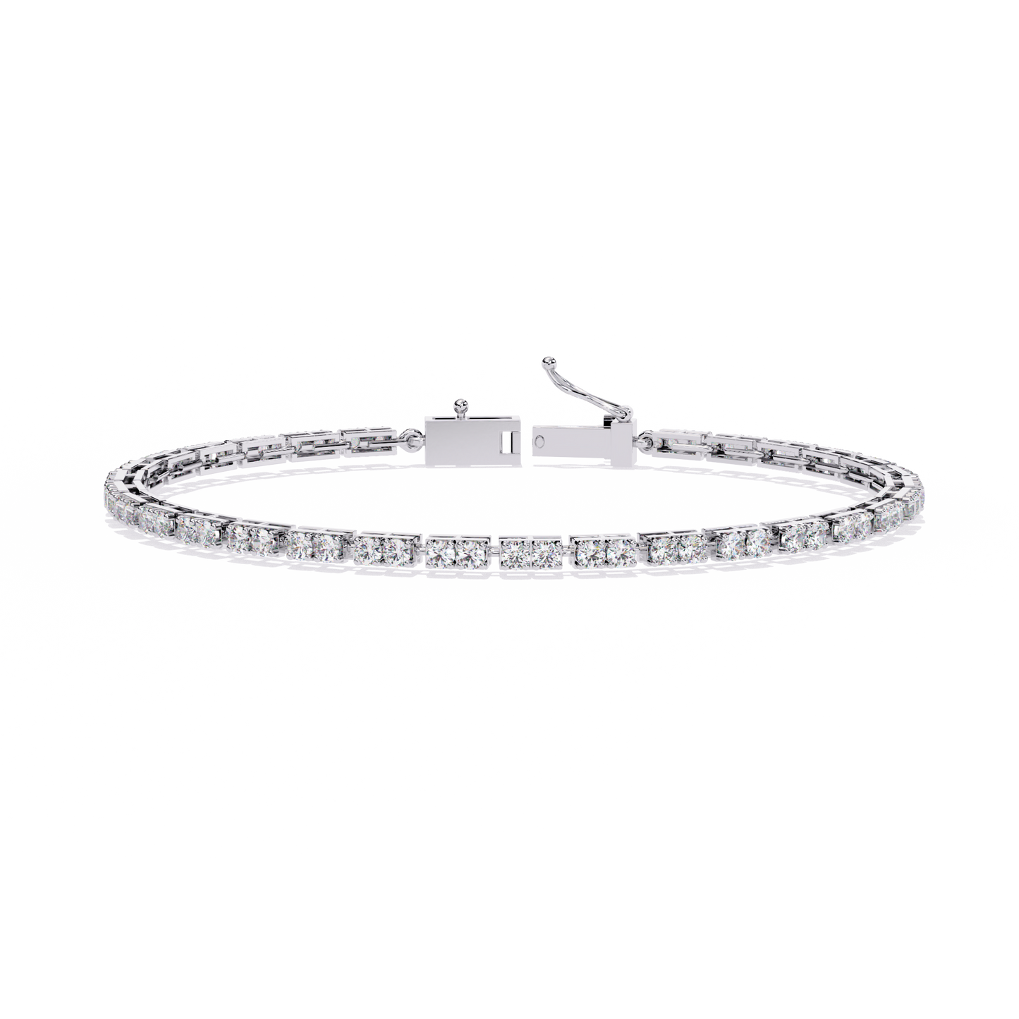 Round Tennis Bracelet