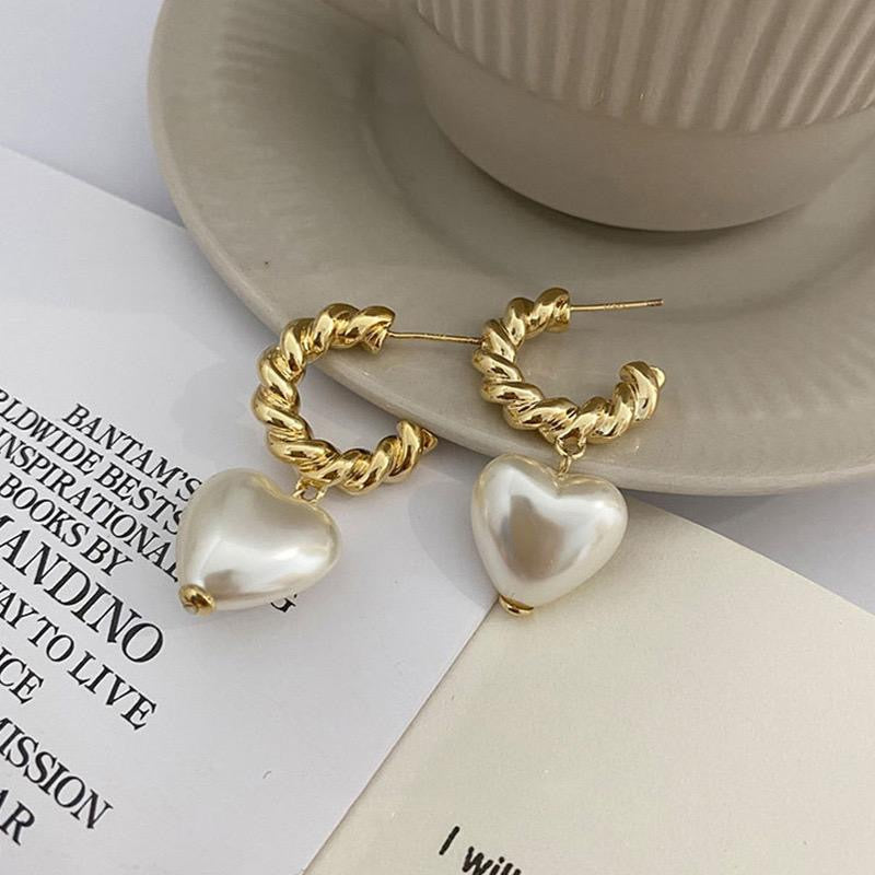 Heart Hoop Earrings