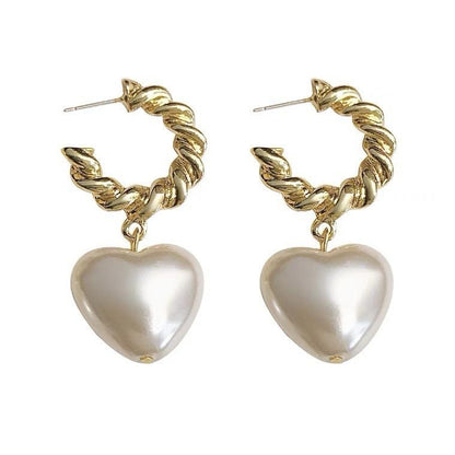 Heart Hoop Earrings